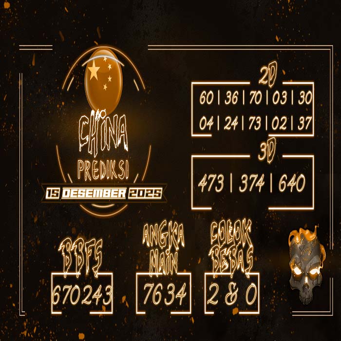 PREDIKSI TOGEL CHINA TERJITU