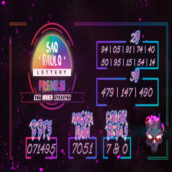 PREDIKSI TOGEL SAO PAULO TERJITU