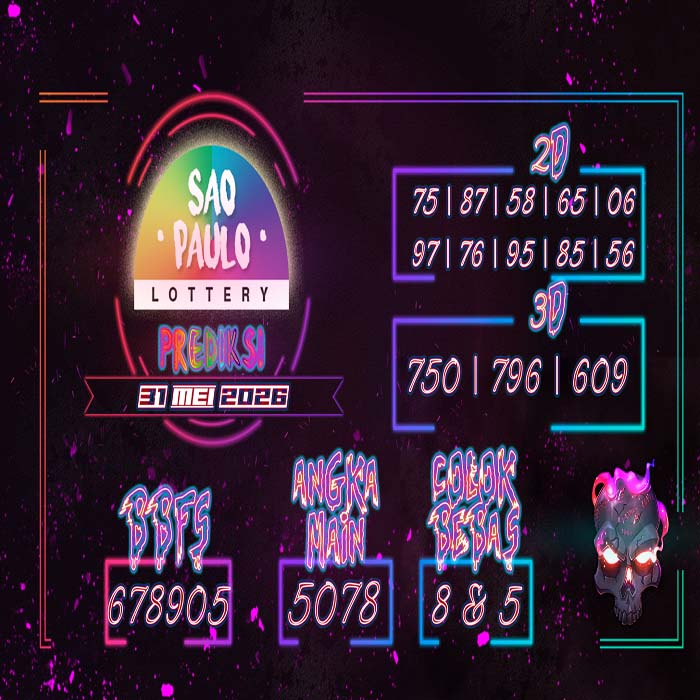 Lottery predictions with colorful design